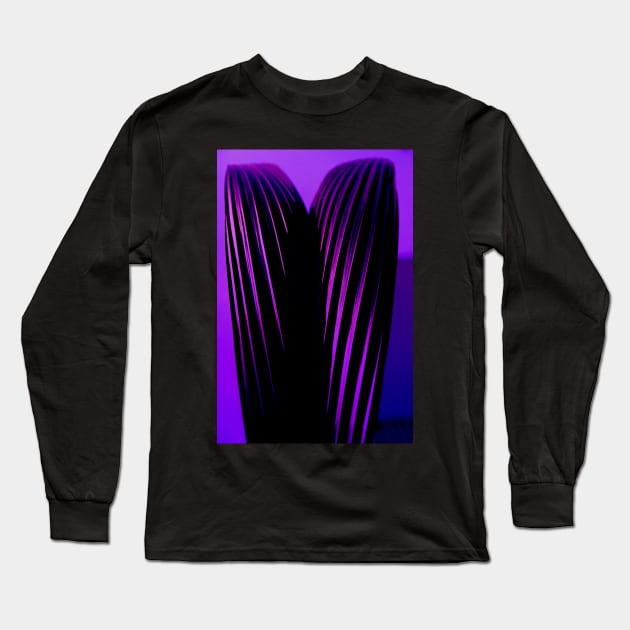 Expressive palm leaf Long Sleeve T-Shirt by Uniquepixx